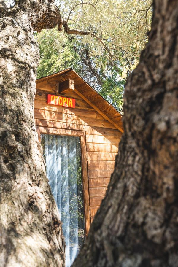 Nisi Glamping Hotell Paralía Rakhón Eksteriør bilde