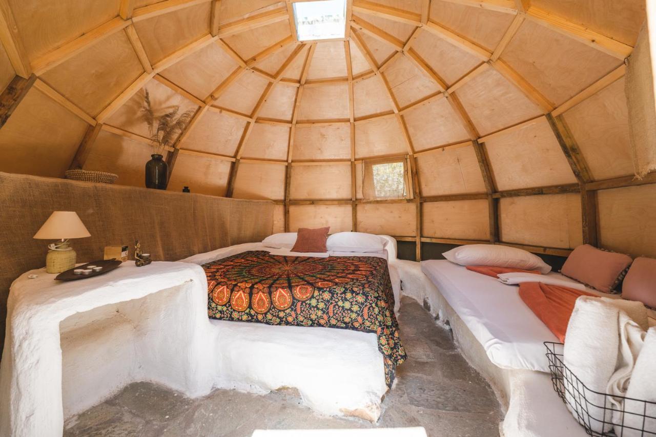 Nisi Glamping Hotell Paralía Rakhón Eksteriør bilde