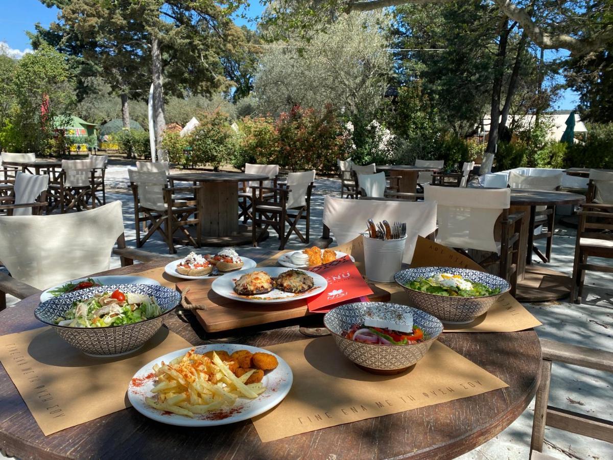 Nisi Glamping Hotell Paralía Rakhón Eksteriør bilde