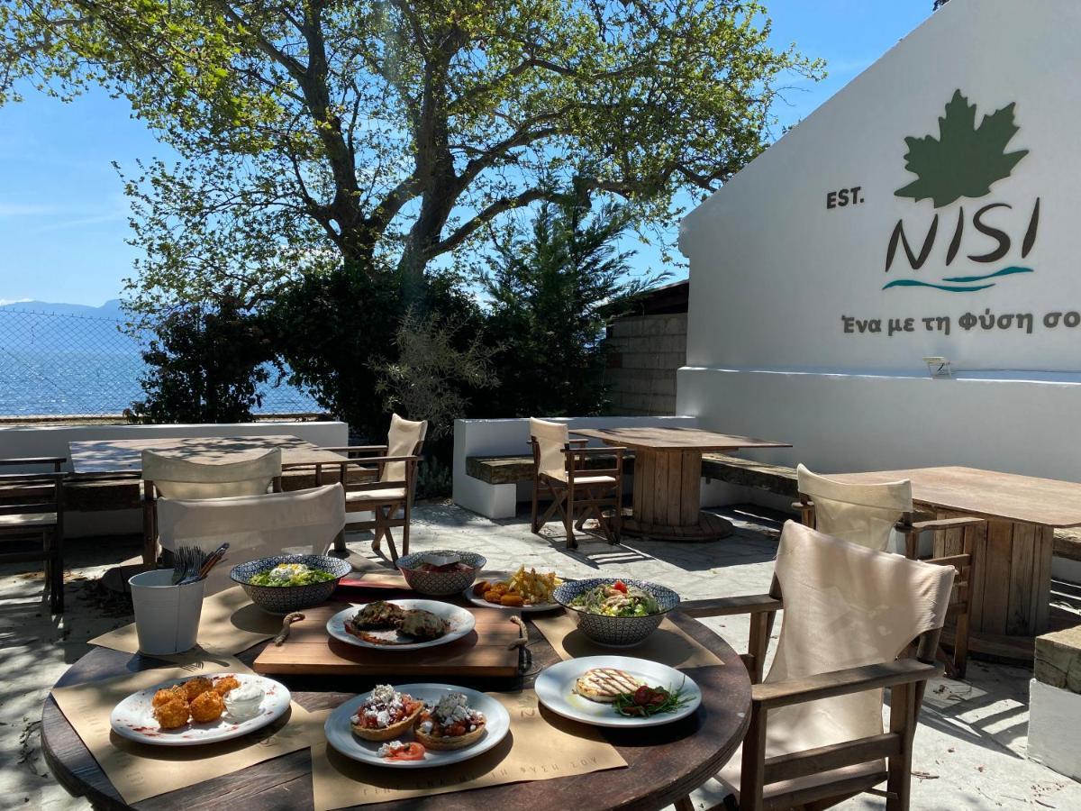 Nisi Glamping Hotell Paralía Rakhón Eksteriør bilde