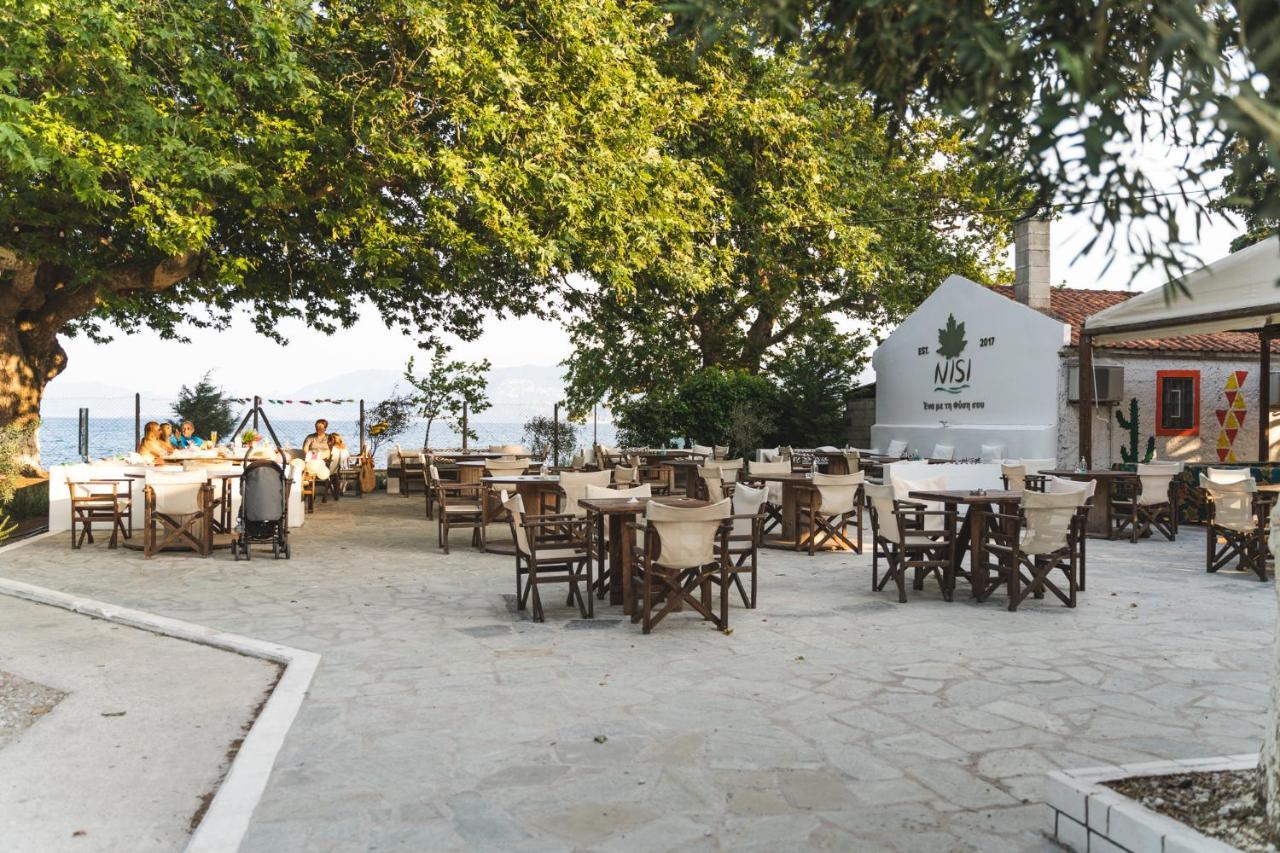 Nisi Glamping Hotell Paralía Rakhón Eksteriør bilde